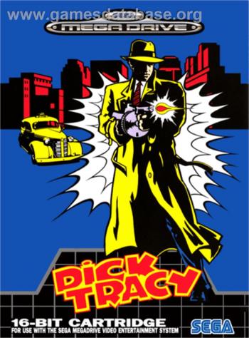 Cover Dick Tracy for Genesis - Mega Drive